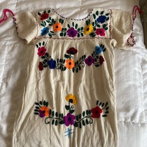 Vintage embroidered dress
